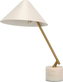 Lampa de masa din otel cu baza din marmura Contemporary