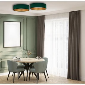 Plafonieră LED VELVET STAR LED/24W/230V d. 40 cm  verde/aurie Brilagi