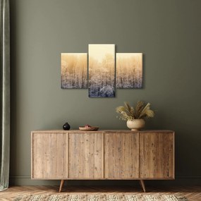 Tablou cu pădure geroasă (90x60 cm)