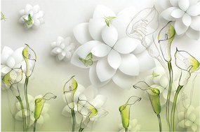 Tablou cu flori (90x60 cm)