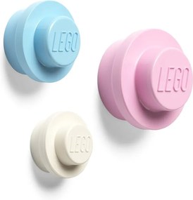 Set 3 cuiere pentru perete LEGO® Pastel