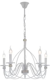 Lustra clasica 5 becuri E14 MARIEL 955MARIEL5/WH-G