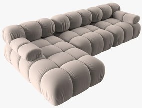 Coltar 4 locuri Bellis catifea L282 cm