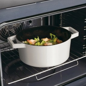 Oală din fontă emailată cu capac 24 cm, 4.35 L Berlinger Haus Sahara Collection BH 6528, ideală pentru friptură sau coacere lentă