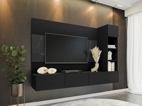 Mobilier living Coprea II (Negru + Marmură negru) . 1104551