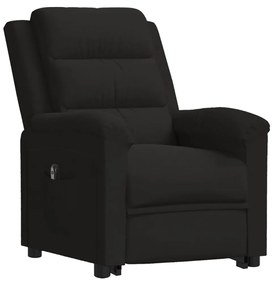 3098301 vidaXL Fotoliu cu ridicare, negru, catifea