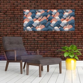 Tablou - Valuri și dealuri (120x50 cm)