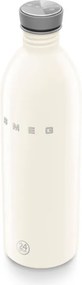 Sticla Smeg Urban WBF02CR, 1 l, Inchidere ermetica, Fara VRA, Otel inoxidabil, Crem