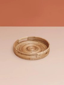 Set 3 tavi din rattan natural – S/3, H8 x Ø 60 cm