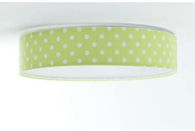 LED Plafonieră GALAXY KIDS LED/24W/230V verde cu buline albe
