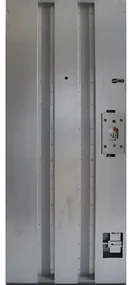 Usa metalica de intrare in apartament antiefractie - Dierre SPARTA 8 + Contratoc ST, Usa Alb + Toc Alb, 1.5 mm