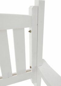 Bancă de grădină, alb, 123,5 cm, DILKA