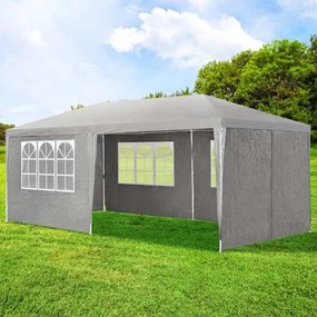 Juskys Cort petrecere 3 x 6 m - gri închis