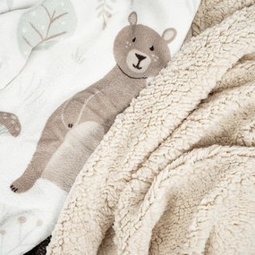 Pătură din imitație blăniță 4Home Nordic Friends, 150 x 200 cm