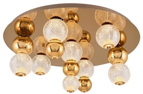 Plafonieră LED CREMONA LED/37W/230V 3000K aurie