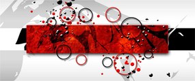 Tablou cu abstracție (120x50 cm)