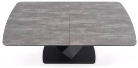 Masa de bucaterie Vinston, gri/negru