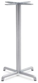 Bază masă exterior Nardi - Calice ALU High, 47,5 x 47,5 x 107 cm Argento