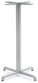 Bază masă exterior Nardi - Calice ALU High, 47,5 x 47,5 x 107 cm Argento