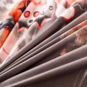 Lenjerie de pat din microfibra FLARISSE gri Dimensiune lenjerie de pat: 70 x 80 cm | 140 x 200 cm