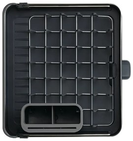 Scurgător de vase gri închis ajustabil din oțel inoxidabil 36x32 cm Extend Steel – Joseph Joseph