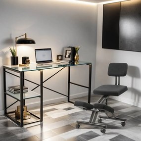 Scaun ergonomic kneeling chair OFF 094 negru