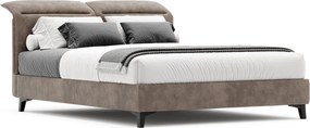 Pat Mojo Tapitat cu Saltea 120/140/160/180x200cm - 120x200