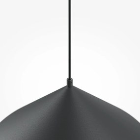 Lustra/Pendul metalic Basic D-35cm negru