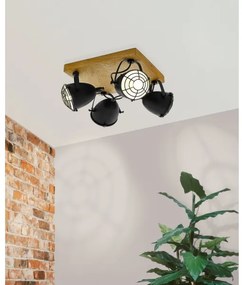 Eglo 49079 - Plafonieră cu spoturi GATEBECK 4xE14/40W/230V