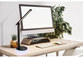 Globo 58445B - Lampă de birou LED RGBW dimabilă GERALDO LED/5W/230V + LED/2W