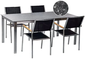 Set mobilier de grădină Cleopatra (negru). 1078481