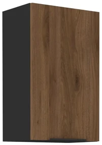 Dulap superior de bucătărie Monzesa 45 G 72 1F (nuc okapi + negru) . 1096961
