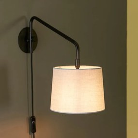 Endon 79500 - Aplică de perete CARLSON 1xE14/40W/230V gri/negru