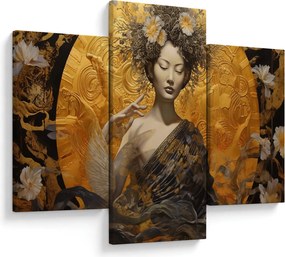 Tablou - Doamnă japoneză (90x60 cm)