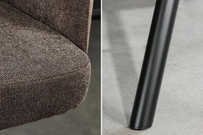 Scaun de bar pivotant BIG GEORGE taupe