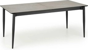 Masa extensibila CHARLES, gri/negru, 180/260x90x76 cm