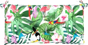 vidaXL Pernă pentru bancă de grădină, multicolor,110x50x7 cm, textil