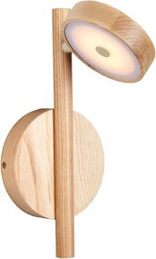 Aplica de perete LED din lemn de frasin natur Okinawa