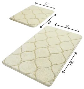 SET 2x covoraș pentru baie INFINITY 60/100 cm bej
