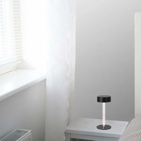 Lampă de birou LED încărcabilă, reglabilă, 3W, 5V, 3000-6000K, neagră