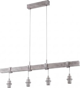 Eglo - Cablu de alimentare TOWNSHEND 4xE27/60W/230V pin/gri