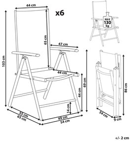 Set scaune 4 buc. Campania (gri). 1011539
