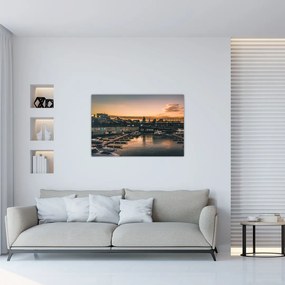 Tablou - orașul port (90x60 cm)