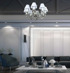 Candelabru LUX 8 brate design modern ORBIT 01-CH