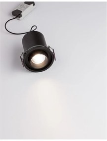 Spot LED incastrabil ajustabil design modern PIN negru