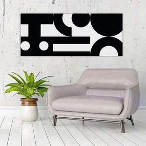Tablou - Abstracție geometrică N⁰3 (120x50 cm)