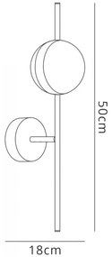 Aplica de perete LED design Art Deco Cuba