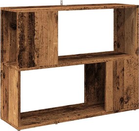 vidaXL Dulap cu cărți/Separator de cameră Lemn vechi 80x24x63 cm