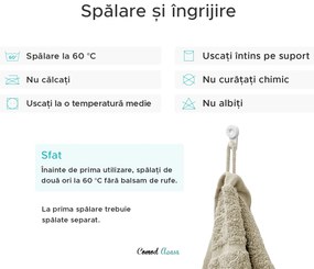 Prosop Comfort Maxi 100x200 cm maro, 100% bumbac