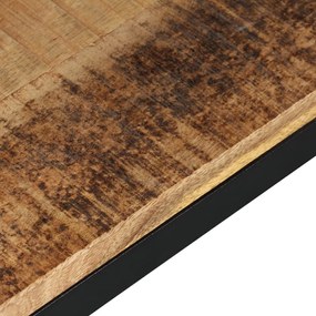 Banca din lemn masiv de mango, 110 x 35 x 45 cm Maro, 110 x 35 x 45 cm